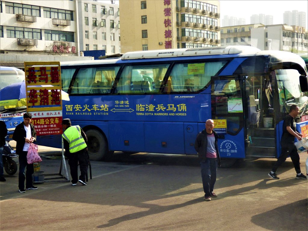 terracotta warriors bus